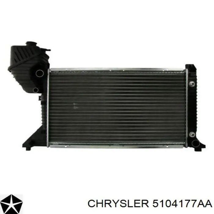 5104177AA Chrysler радиатор