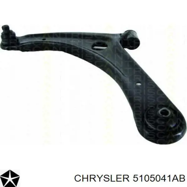 Левый рычаг передней нижней подвески Chrysler 5105041AB цена, от 25.73 USD