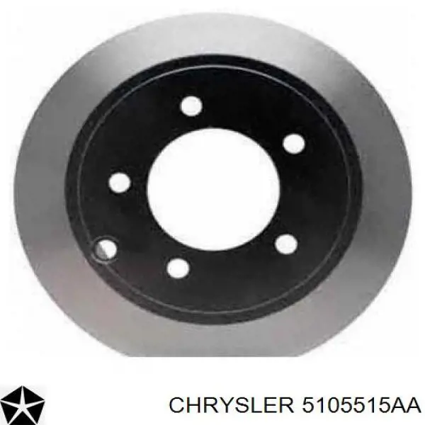 5105515AA Chrysler disco do freio traseiro