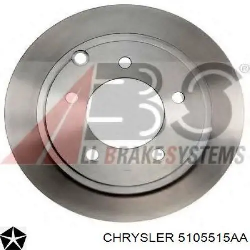 Купить 5105515AA Chrysler Диск тормозной задний