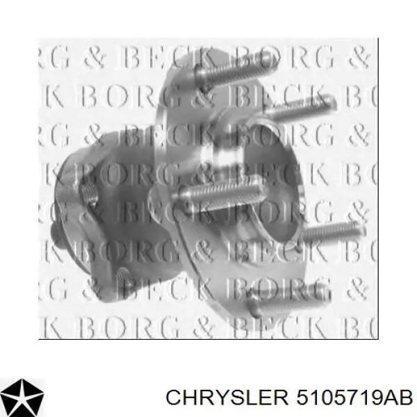 Ступица заднего колеса Chrysler 5105719AB