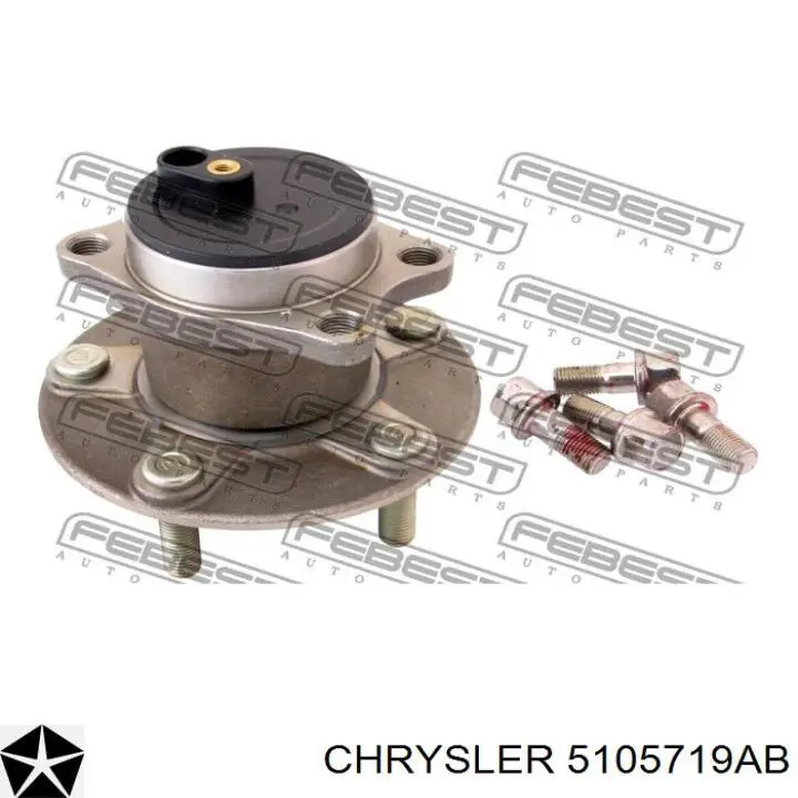 Задняя ступица 5105719AB Chrysler