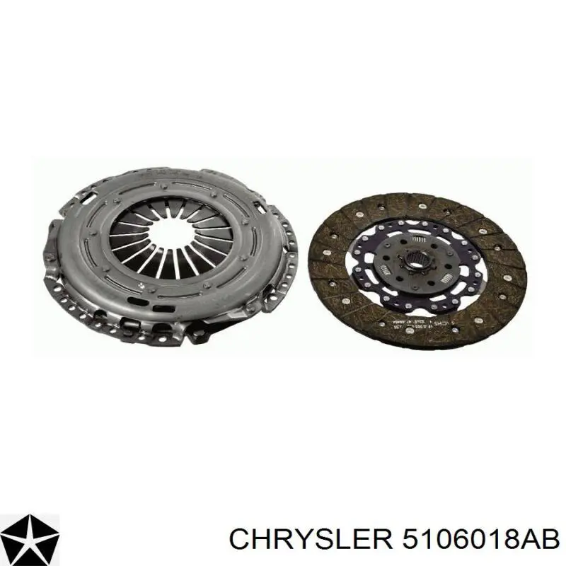 5106018AB Chrysler Сцепление в сборе