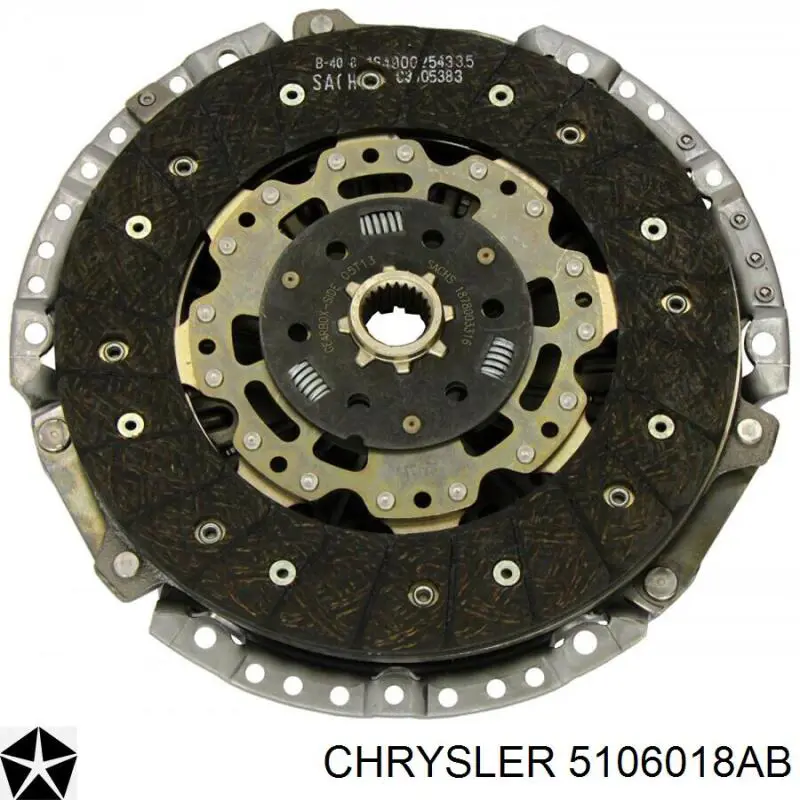 Комплект сцепления (3 части) Chrysler 5106018AB цена, от 657.64 USD