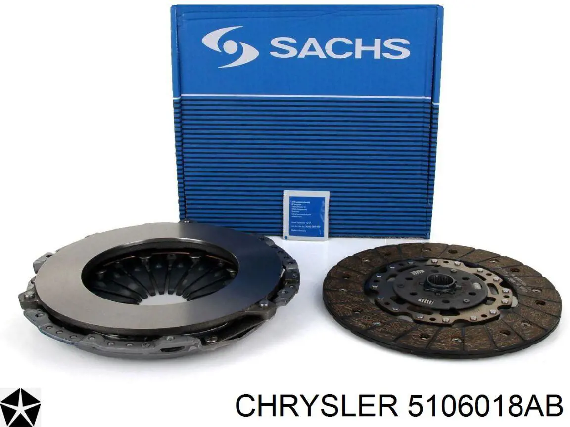 Купить 5106018AB Chrysler Комплект сцепления (диск, корзина, подшипник)