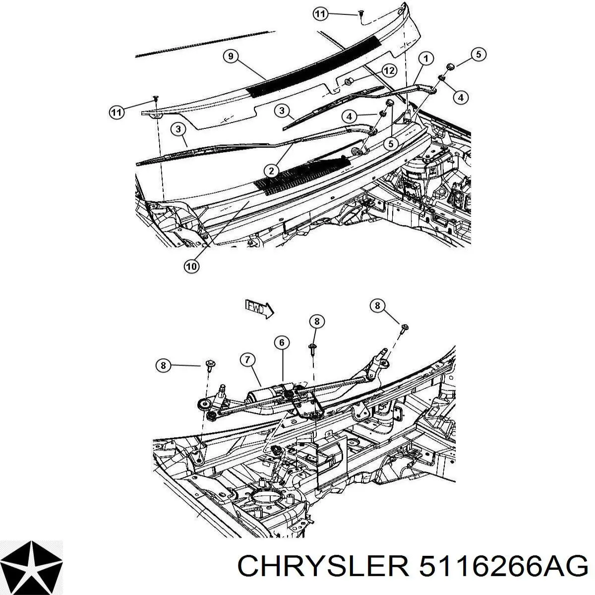 5116266AG Chrysler 