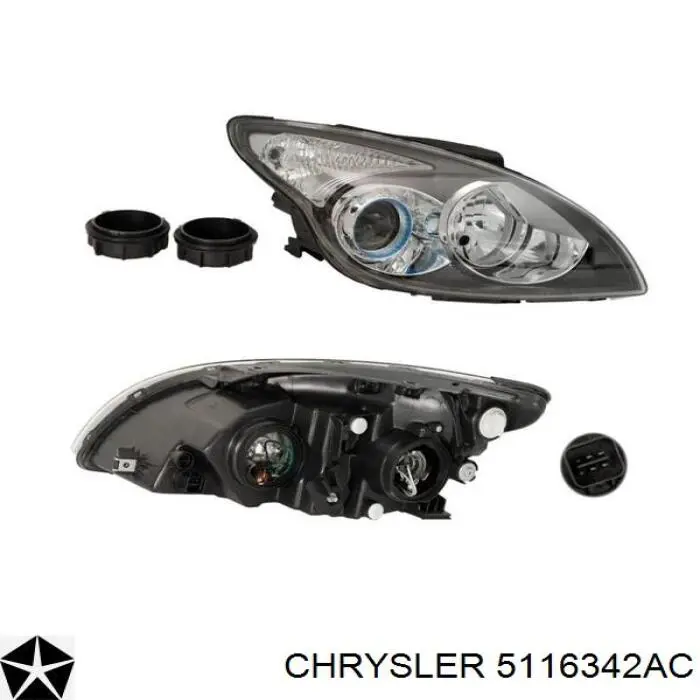 Купить 5116342AC Chrysler Фара основная правая
