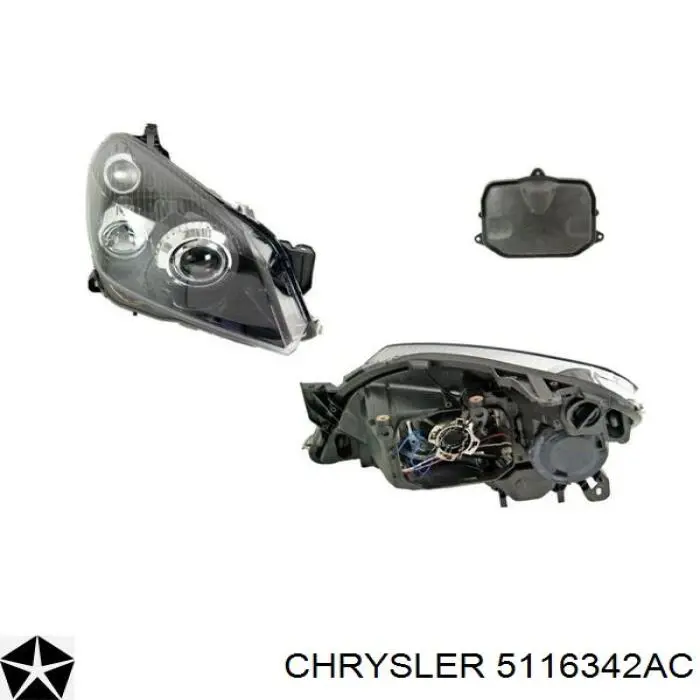 Купить 5116342AC Chrysler Фара основная правая