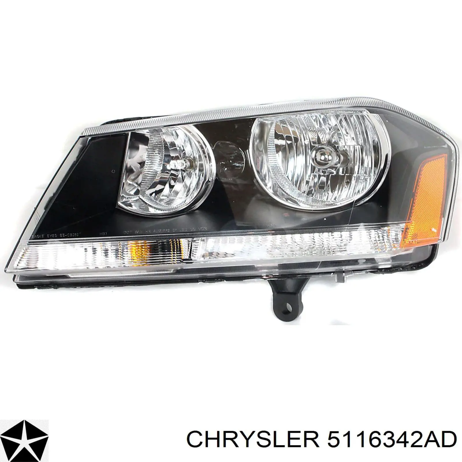 5116342AD Chrysler luz direita