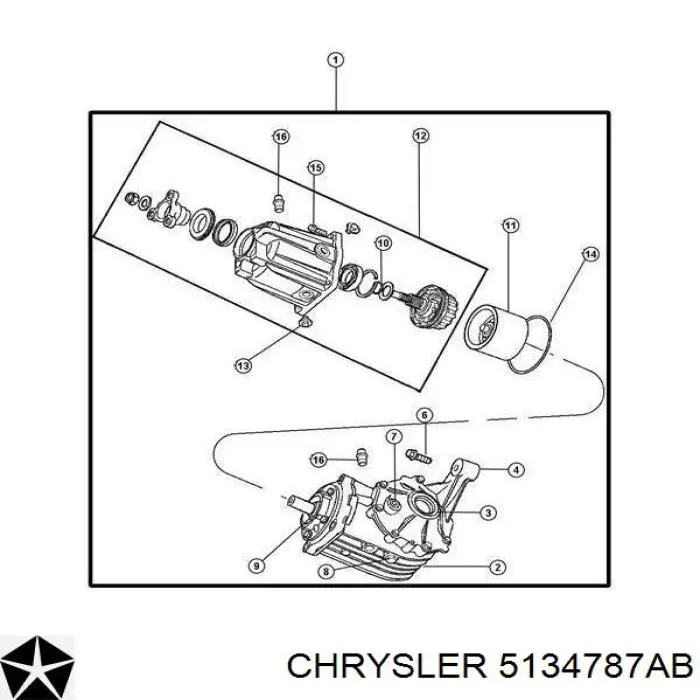  5134787AB Chrysler