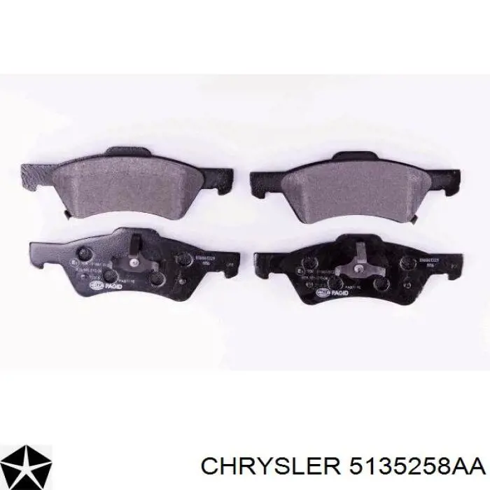 Колодки Chrysler 5135258AA цена, от 37.30 USD