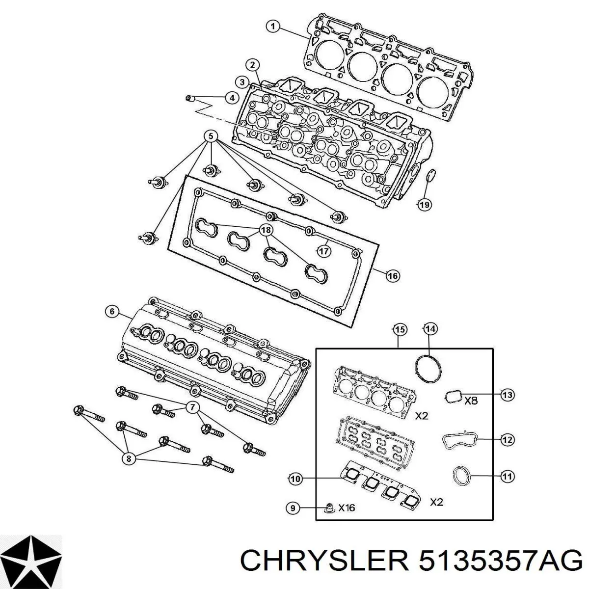  K05135357AG Fiat/Alfa/Lancia