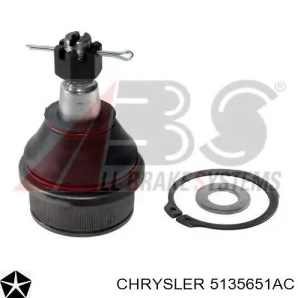Шаровая опора, нижняя Chrysler 5135651AC цена, от 17.83 USD