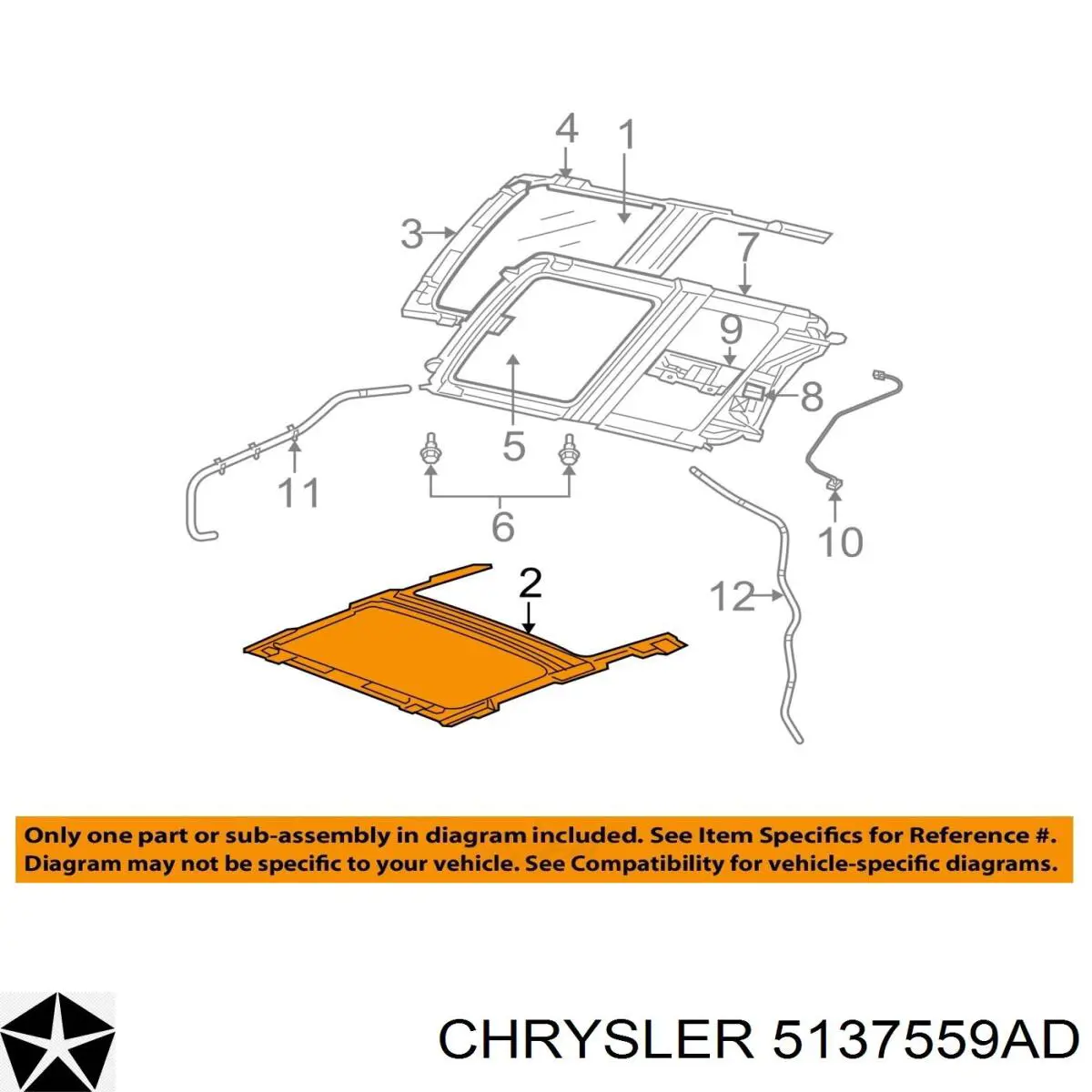  Chrysler 5137559AD цена, от 64.96 USD