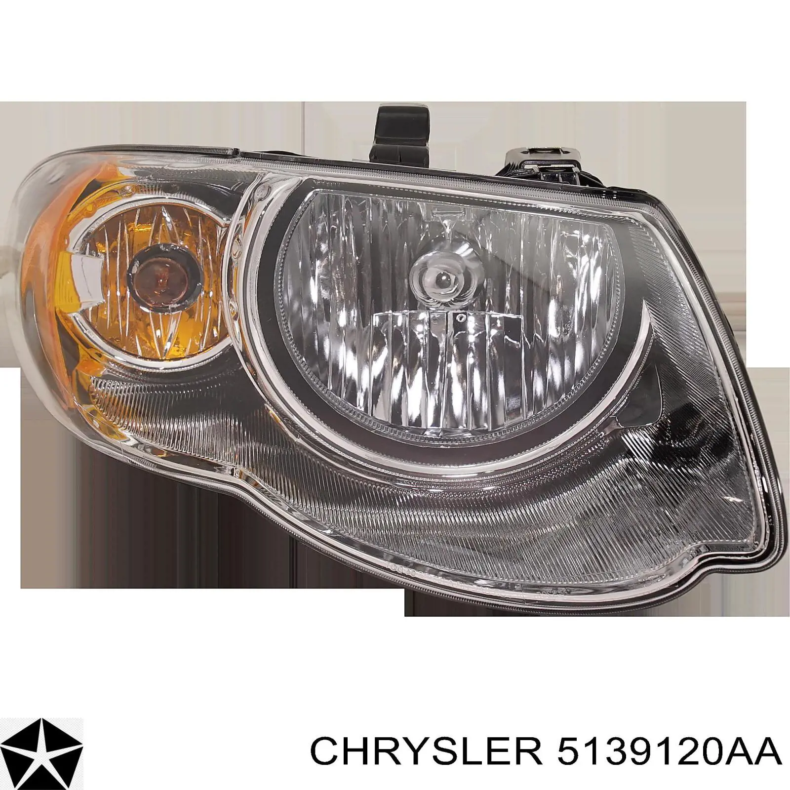 Передний бампер 5139120AA Chrysler