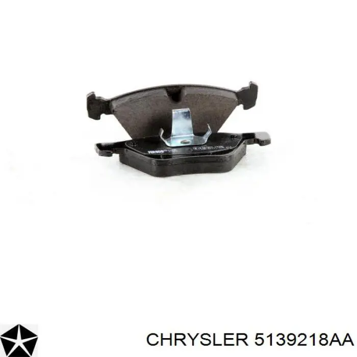 Передние тормозные колодки 5139218AA Chrysler