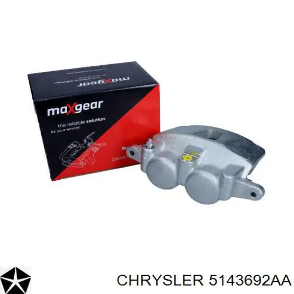 Суппорт тормозной передний правый 5143692AA Chrysler