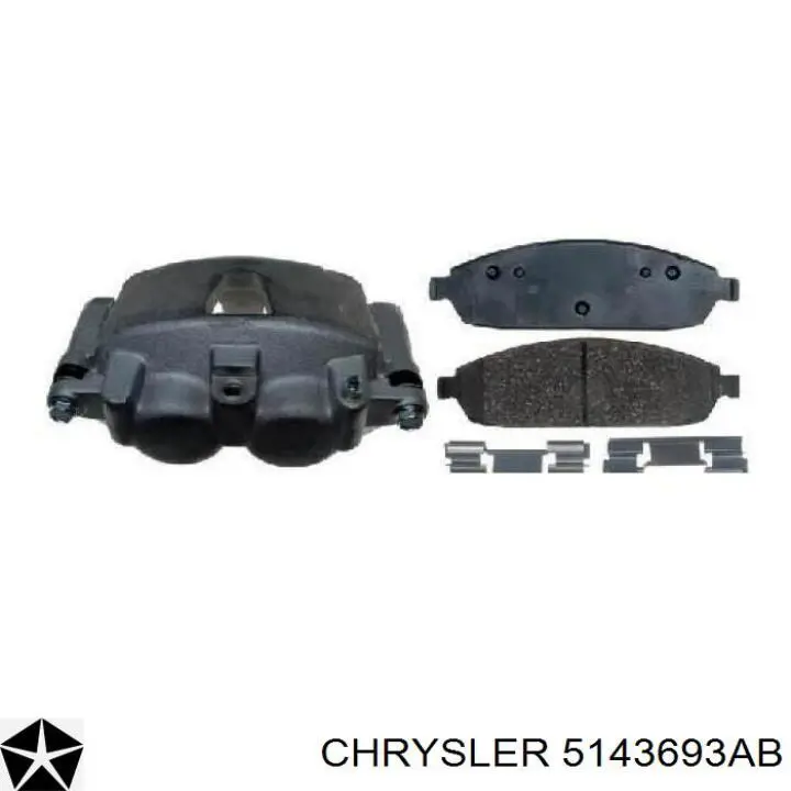 Супорт тормзной Chrysler 05143693AA цена, от 64.25 USD