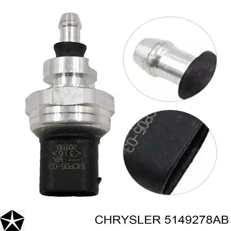 Купить 5149278AB Chrysler Датчик давления выхлопных газов