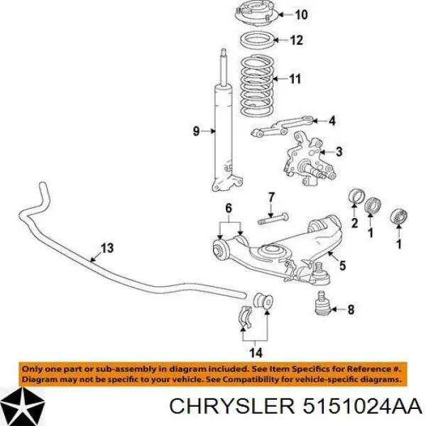 Купить 5151024AB Chrysler 