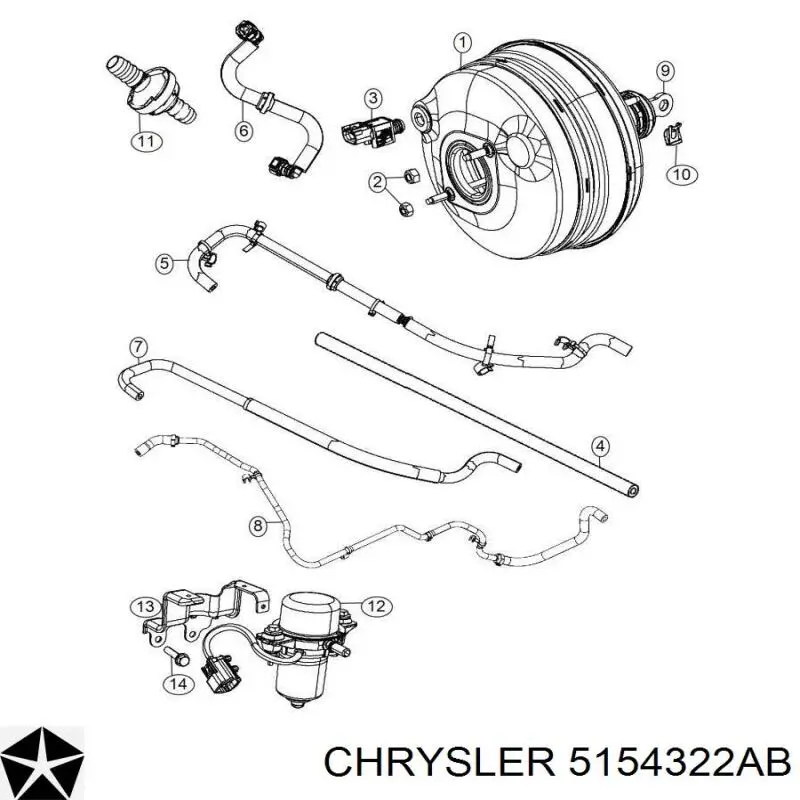 5154322AB Chrysler 