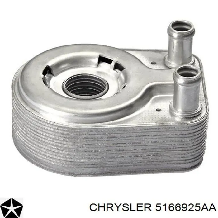Купить 5166925AA Chrysler Радиатор масляный (холодильник), под фильтром