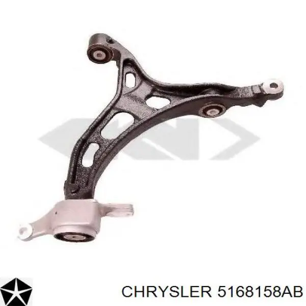 Правый рычаг передней нижней подвески Chrysler 5168158AB цена, от 79.18 USD