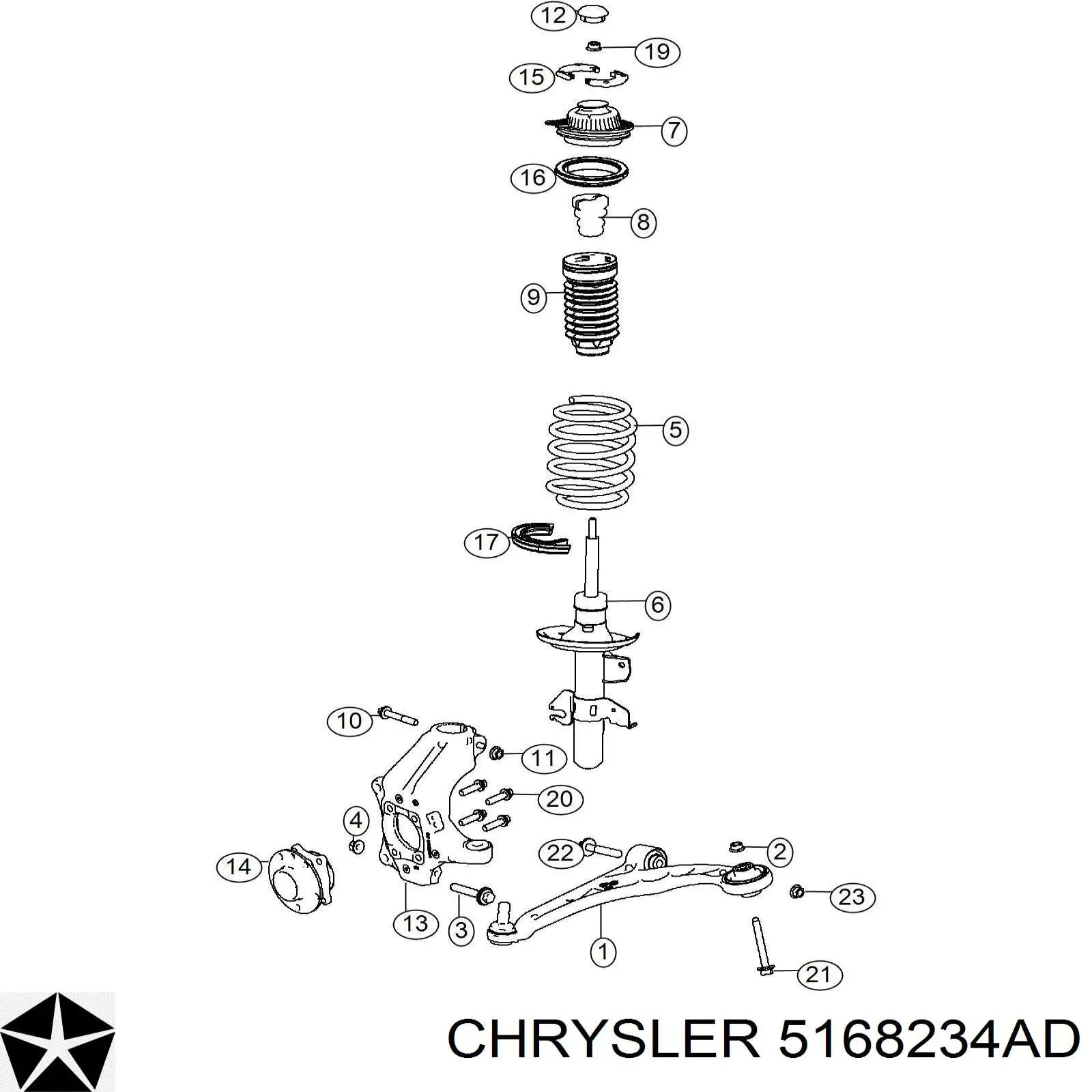 5168234AD Chrysler 