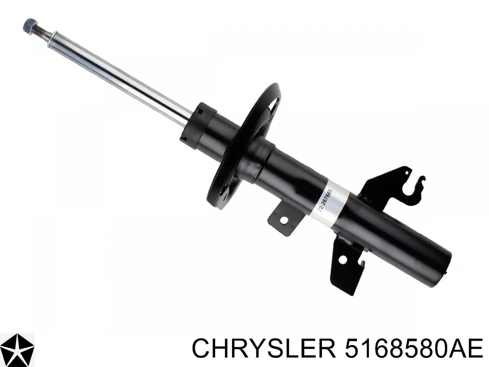 5168580AE Chrysler amortecedor dianteiro direito