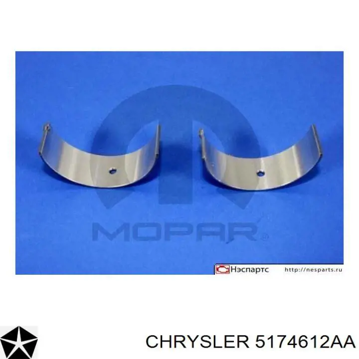 Купить 5012588AA Chrysler Комплект шатунных вкладышей