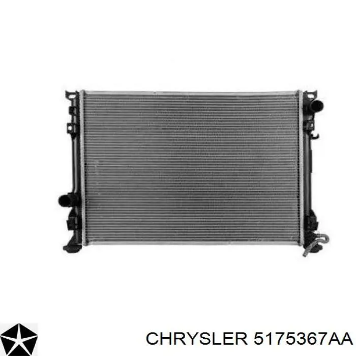 5175367AA Chrysler radiador de esfriamento de motor