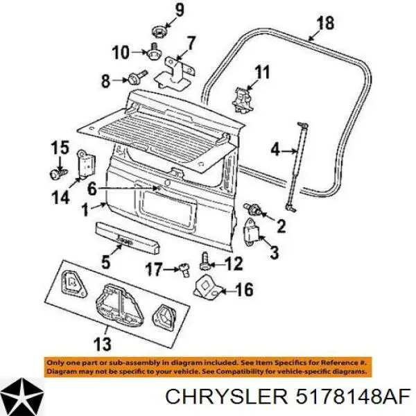  K05178148AB Fiat/Alfa/Lancia