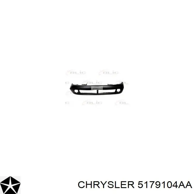 5179104AA Chrysler передний бампер