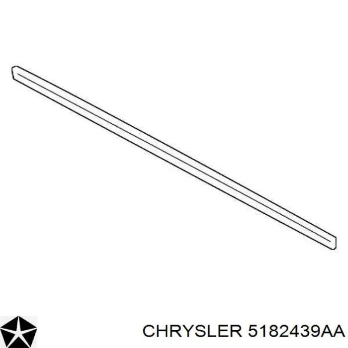 Щетка-дворник лобового стекла водительская на Chrysler 300 C 