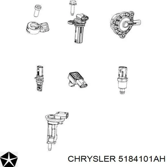5184101AH Chrysler клапан электромагнитный положения (фаз распредвала)