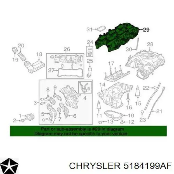 Коллектор впускной нижний VEMO/Vaico V330558 цена, от 23.49 USD