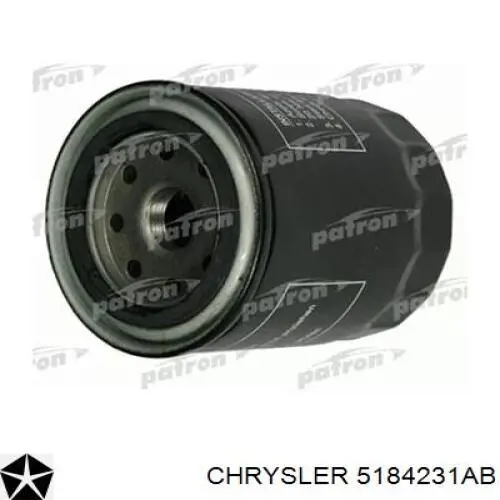 5184231AB Chrysler filtro de óleo