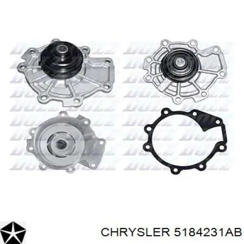 5184231AB Chrysler Масляный фильтр двигателя