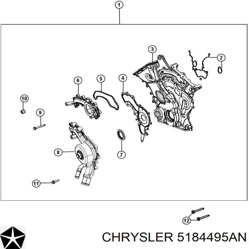  5184495AK Chrysler