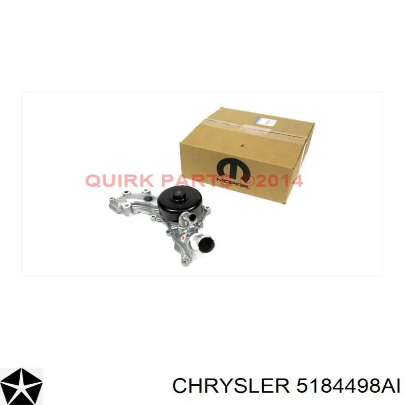 5184498AI Chrysler bomba de água (bomba de esfriamento)