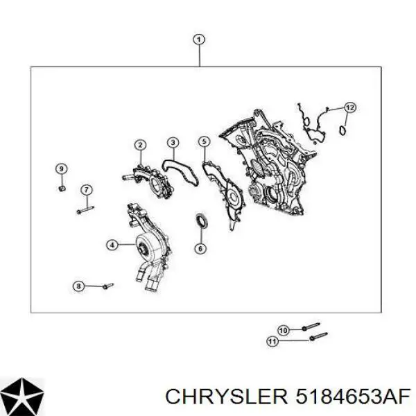  5184653AF Chrysler