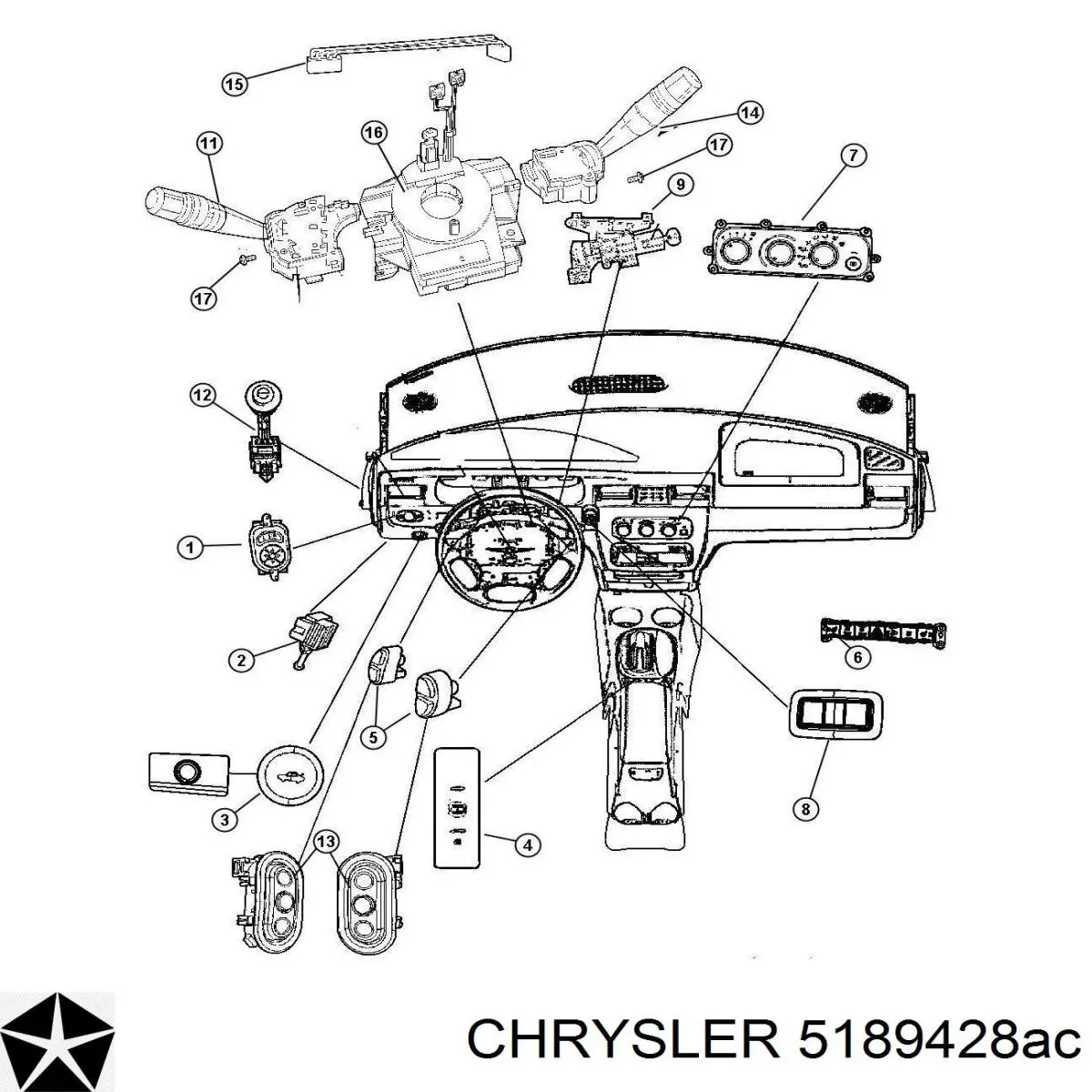 5189428AB Chrysler 