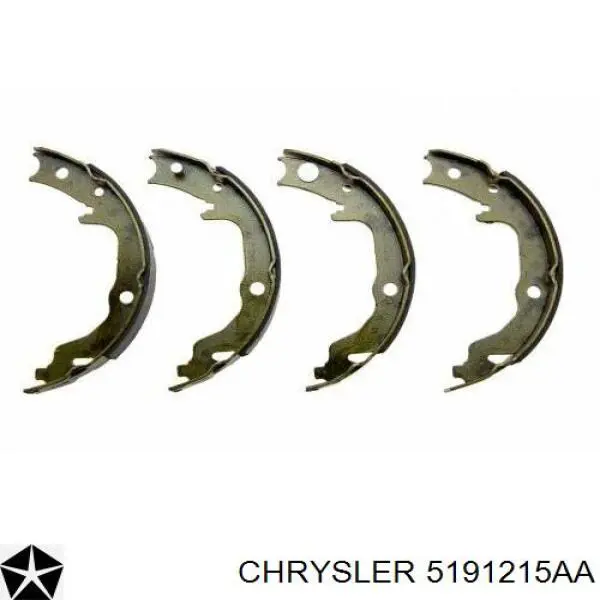 Колодки ручника 5191215AA Chrysler