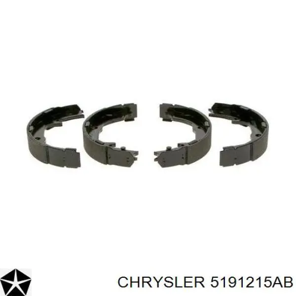 Колодки ручника 5191215AB Chrysler
