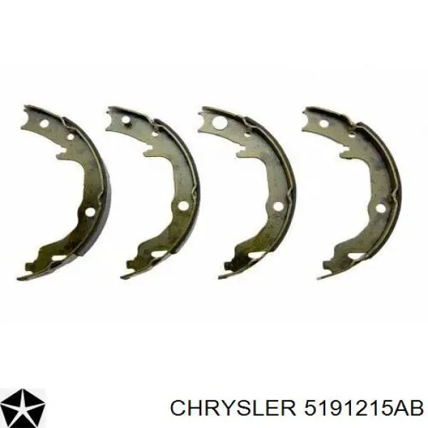 Колодки ручника 5191215AB Chrysler