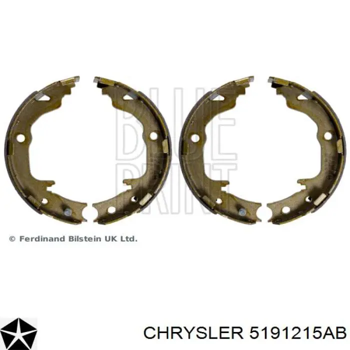 Тормозные колодки стояночного тормоза Chrysler 5191215AB цена, от 18.94 USD