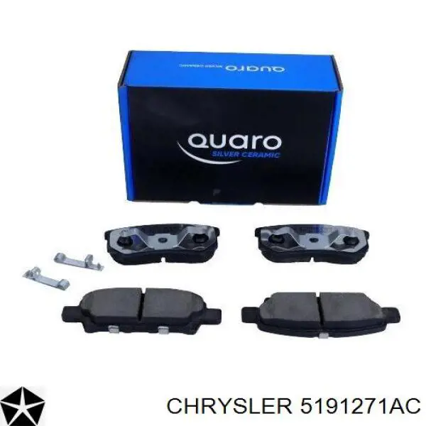 Колодки дисковые  Chrysler 5191271AC цена, от 18.78 USD