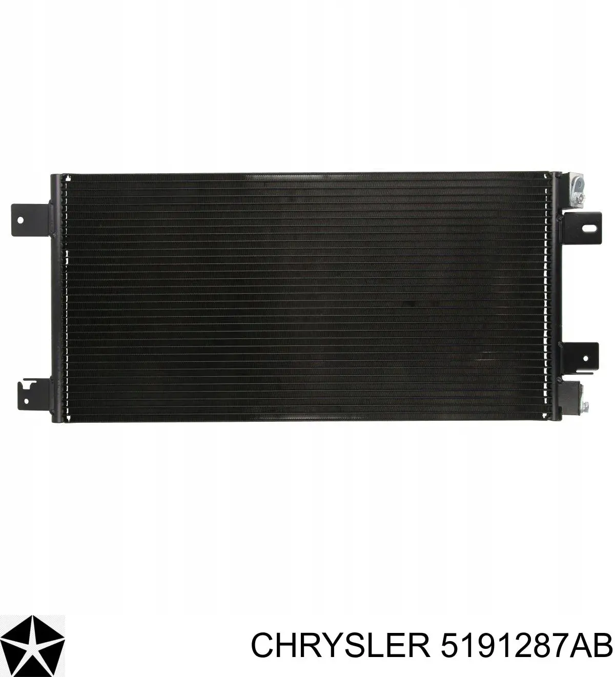 5191287AB Chrysler radiador de aparelho de ar condicionado