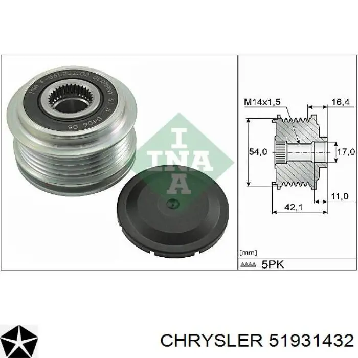  51931432 Chrysler