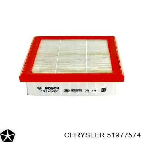 Filtro de aire 51977574 Chrysler